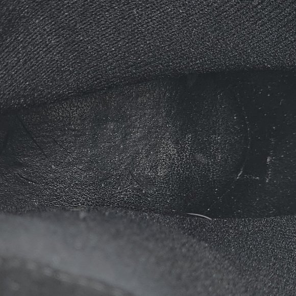 Vaneli Hash Black Nubuck Knee High Stitching Adjustable Snap Pull On Heel Boots - Picture 14 of 16